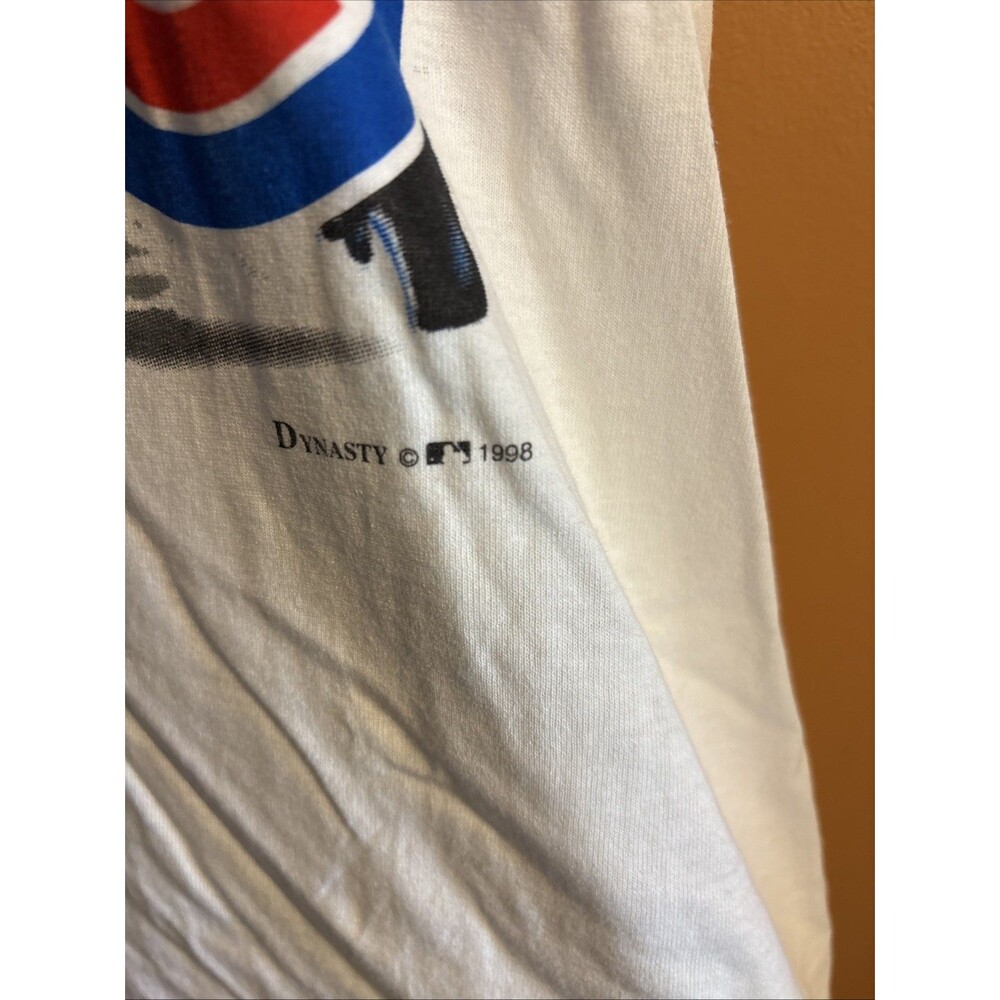 Vintage 1998 Sammy Sosa NL MVP Home Run Tour T-Shirt MLB Chicago Cubs XL - Picture 16 of 16